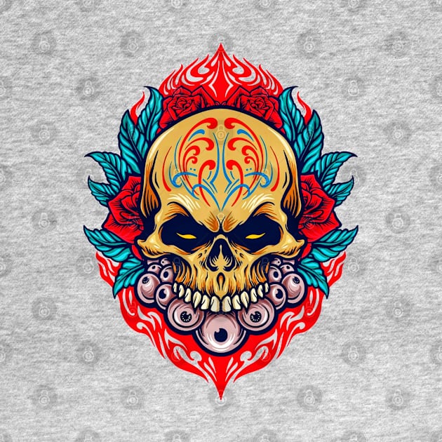 Mexican Sugar Skull by TheSkullArmy